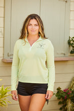 Load image into Gallery viewer, HiHo Ladies Zip Front Midnight Sun UPF50 L/S Water Shirt
