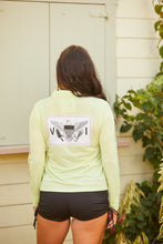 Load image into Gallery viewer, HiHo Ladies Zip Front Midnight Sun UPF50 L/S Water Shirt