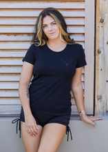 Load image into Gallery viewer, MS Leaf Logo Women's Vintage Short Sleeve Tee