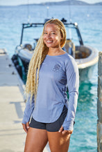 Load image into Gallery viewer, HiHo Boat Name UPF50 L/S Water Shirt