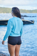 Load image into Gallery viewer, MS Compass Rose logo Women's 3/4 Sleeve Crop Top