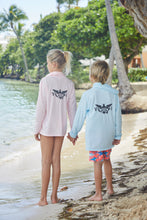 Load image into Gallery viewer, Midnight Sun Girls Hooded Rash Guard