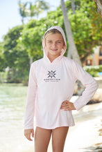 Load image into Gallery viewer, Midnight Sun Girls Hooded Rash Guard