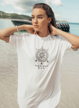Load image into Gallery viewer, MS Compass Rose Long-Body Crew Tee