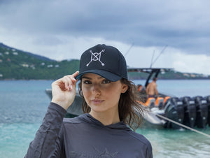 MS Cross Arrow Water Hat w Obsidian Logo