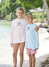 Load image into Gallery viewer, Midnight Sun Girls Hooded Rash Guard