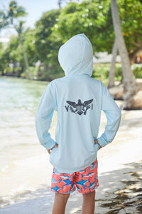 Midnight Sun Boys Hooded Rash Guard